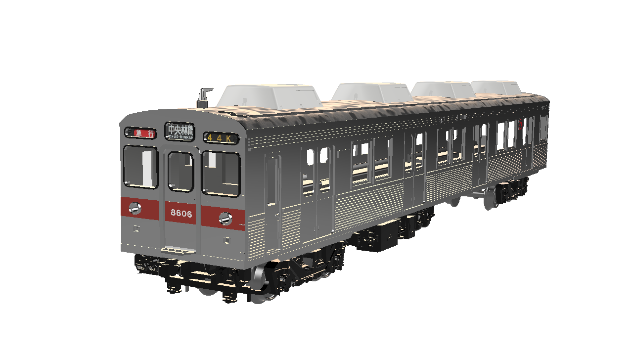 FUSION360で東急8000系1次車を作る その1 : 銀色電車研究室
