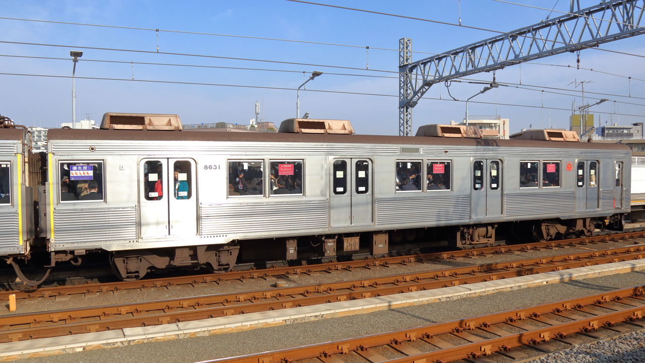 形式写真集】東急8500系 8631F : 銀色電車研究室 ＠nano factory公式ブログ