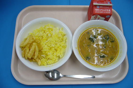 本日の給食 島根小学校 給食ブログ