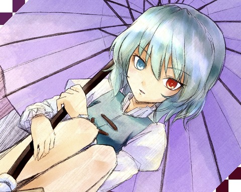 落書き小傘壁紙