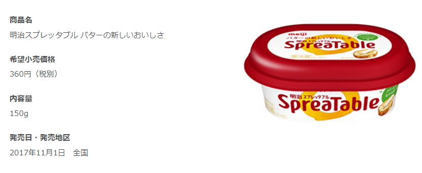 Rsp60 明治スプレッタブル バターの新しいおいしさ 炭酸ウーロン茶