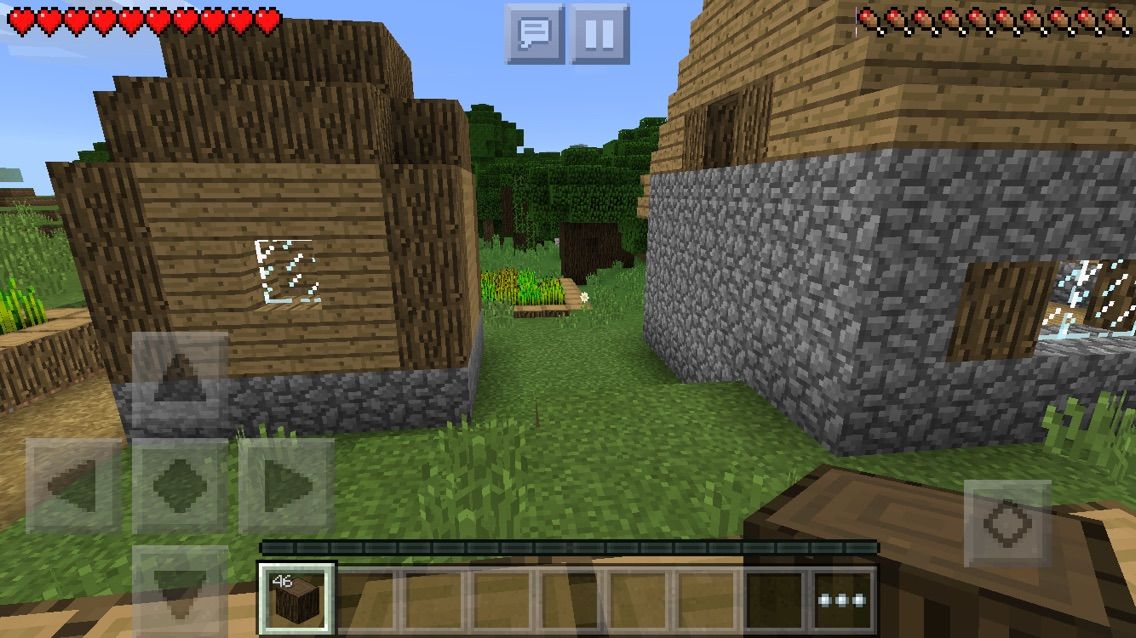 マインクラフトpe村発展物語part1 Simesaba0215のblog