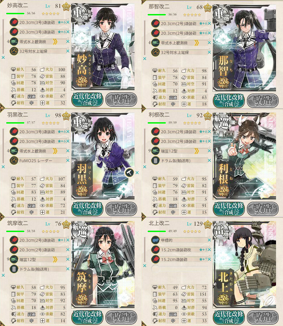 第五戦隊 出撃せよ マンスリー 艦これよーぶん