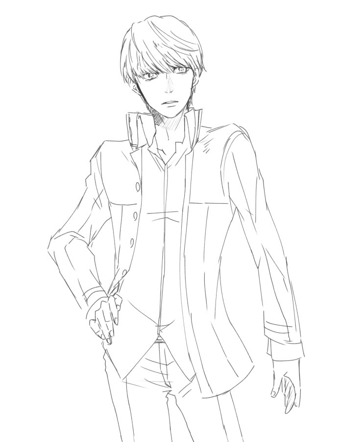 イラスト 暖簾の縁側