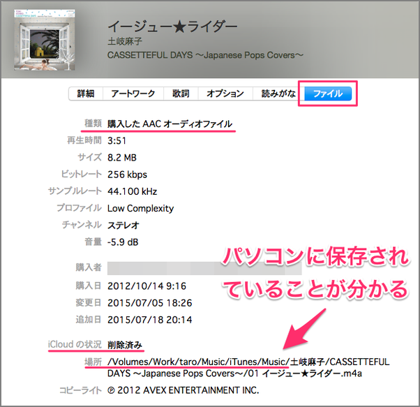 iTunesに曲がだぶる03-2a