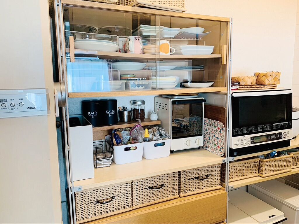 セリア キッチン周りのごちゃつきを隠してくれるカバー Simple One セリア キッチン周りのごちゃつきを隠してくれるカバー Simple One