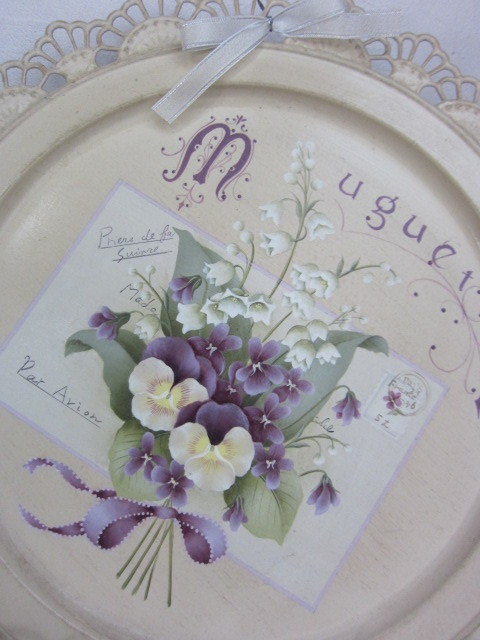 トールペイント ティンプレートのビオラ : SimpleSlowなペイントライフ