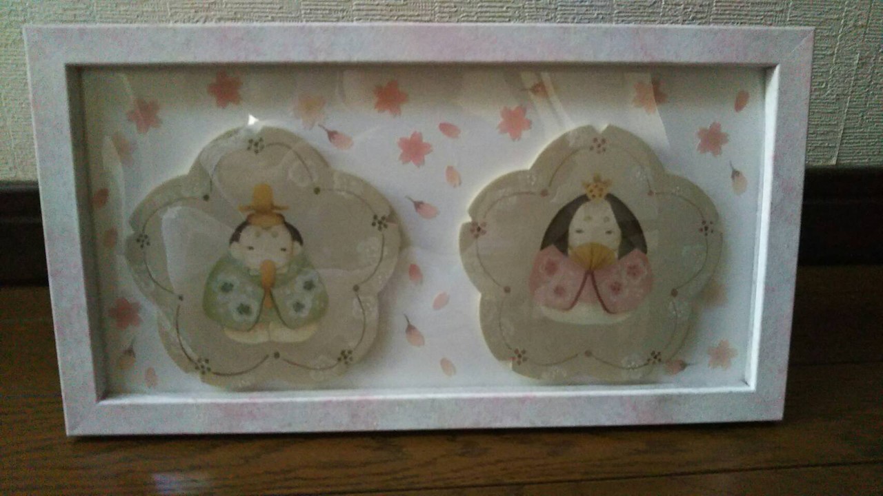 トールペイント額 四季