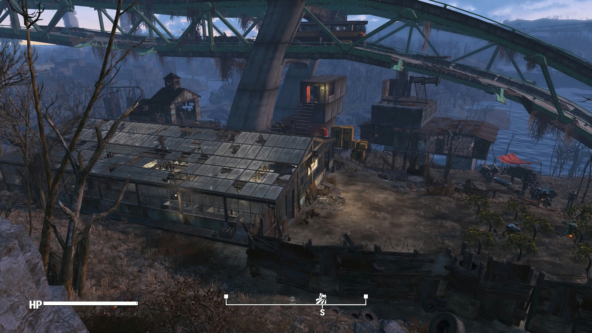 Fallout4建築 グレイガーデンの拠点クラフト パノラマシムズより