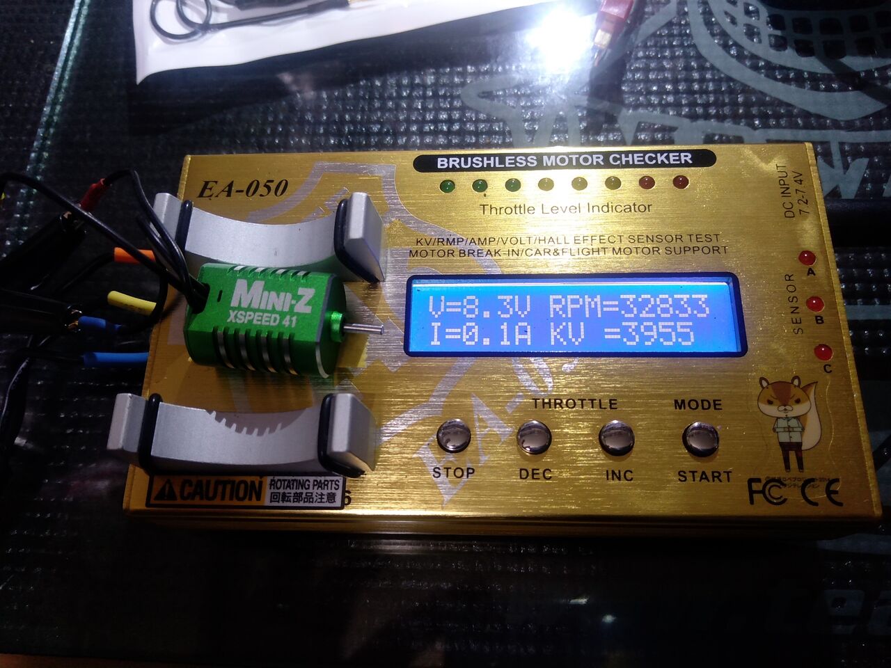 ミニッツのモーターチェッカー【MZW124】を使ってみた : しん