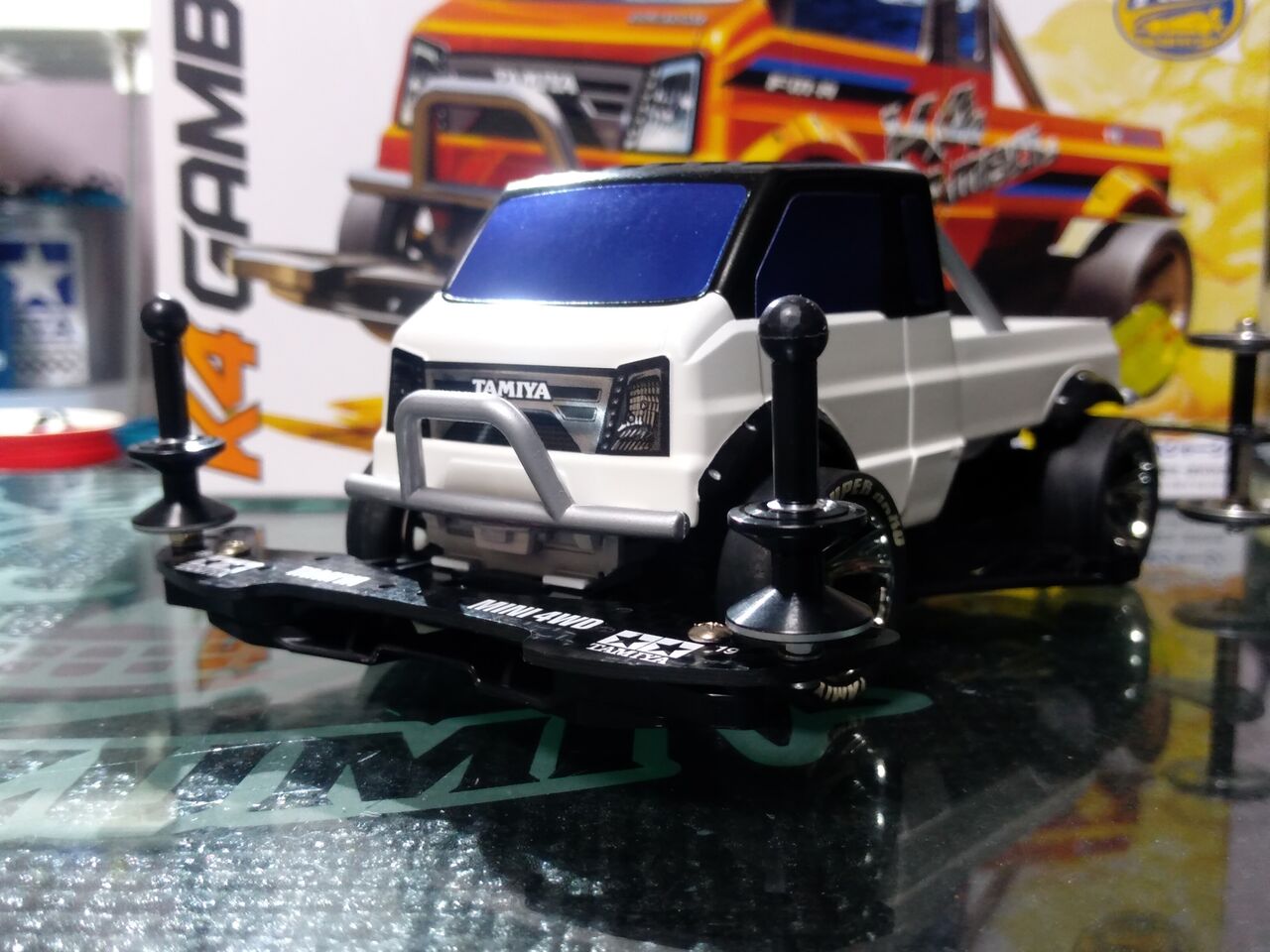 未開封 新品 新作 軽トラック 2箱 ミニ四駆 4w K4タッシュ