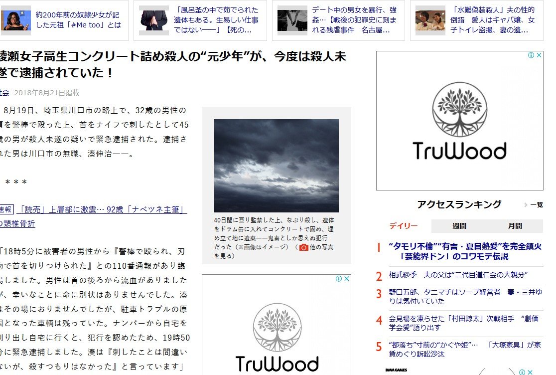 【再犯】今もなお酷すぎる・30年前の殺人事件の元少年達 : 話題のスタジアム