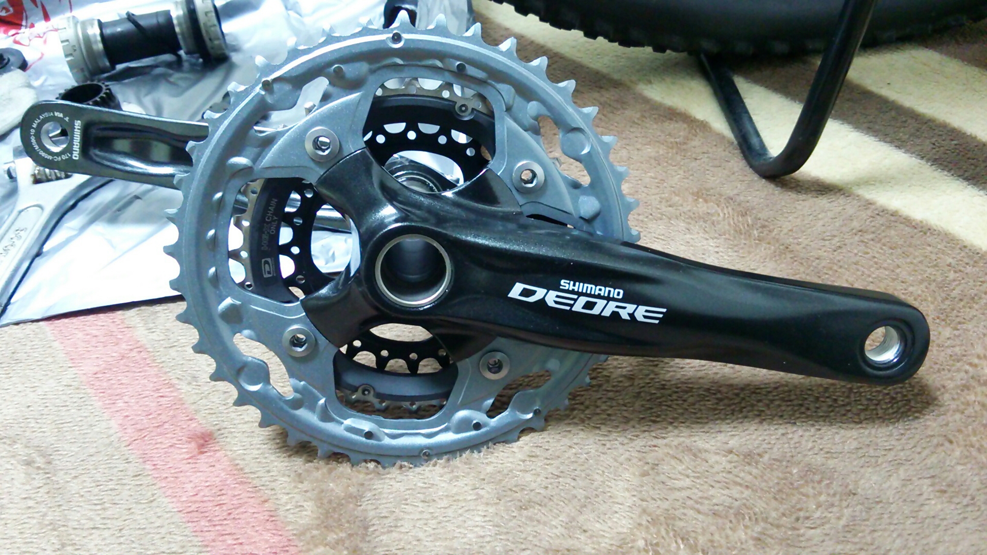 自転車 ペダル クランク 交換