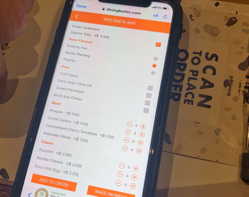 グルメ Tipo Pasta Bar ティポ パスタバー ユニークな手作りパスタに舌鼓 おまる部長はシンガポール生活中です