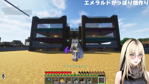 エメラルド用畑