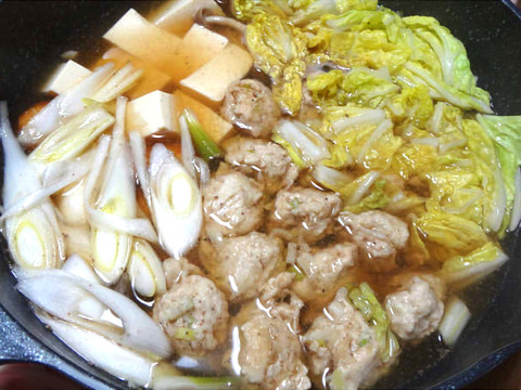 和鶏だんご鍋
