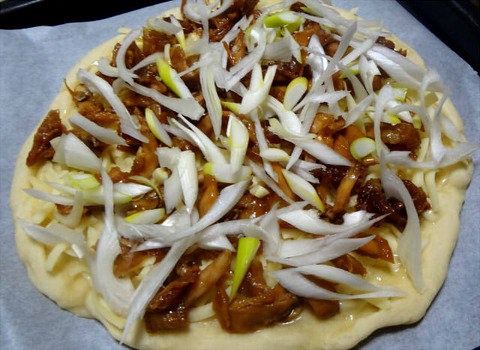 照焼チキピザ (6)