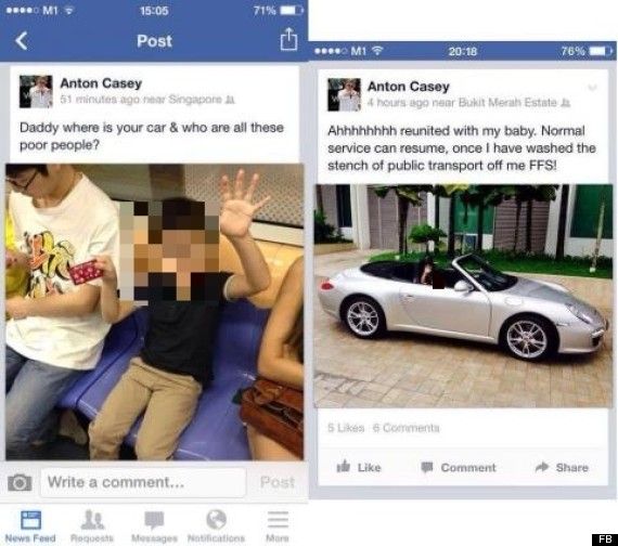 Mrtの乗客を 貧しい人々 と書いたイギリス人のfacebook投稿が大炎上 シンガポールねた