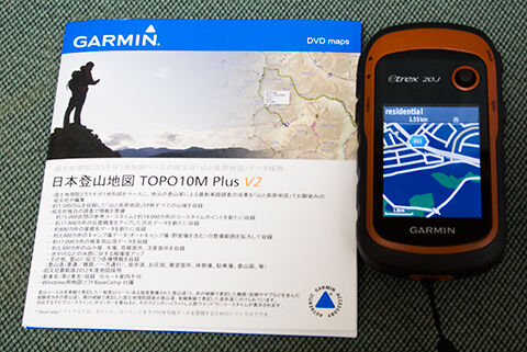 登山地図付き Garmin eTrex 30J 厚く 日本語版【訳あり】