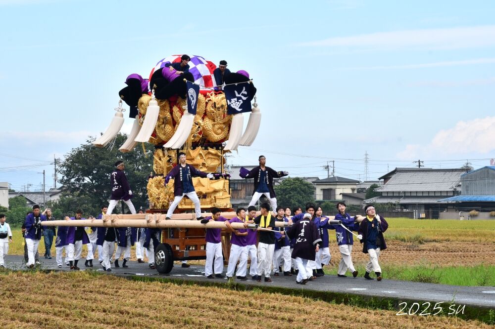 下島山上組太鼓台が新調されました 2025年10月5日 愛媛県西条市 : すう