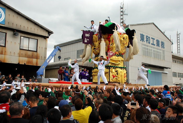 川西地区 新田、久保田、新須賀、東町の太鼓台 2012 愛媛県新居浜市