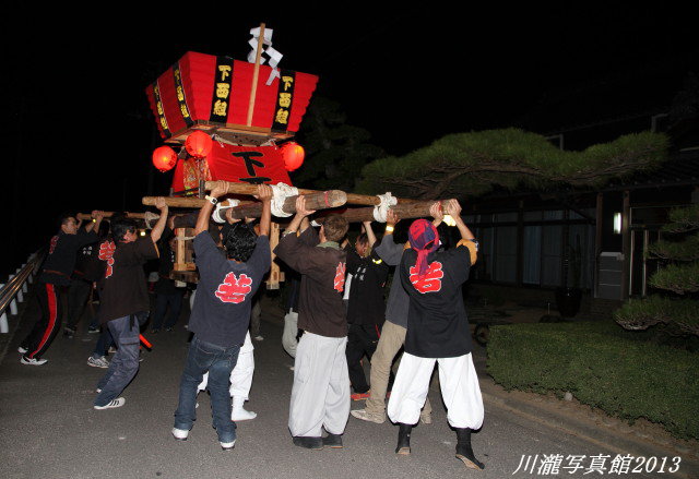 下西組太鼓台 2013年 香川県善通寺市 川瀧写真館 : すう写真館