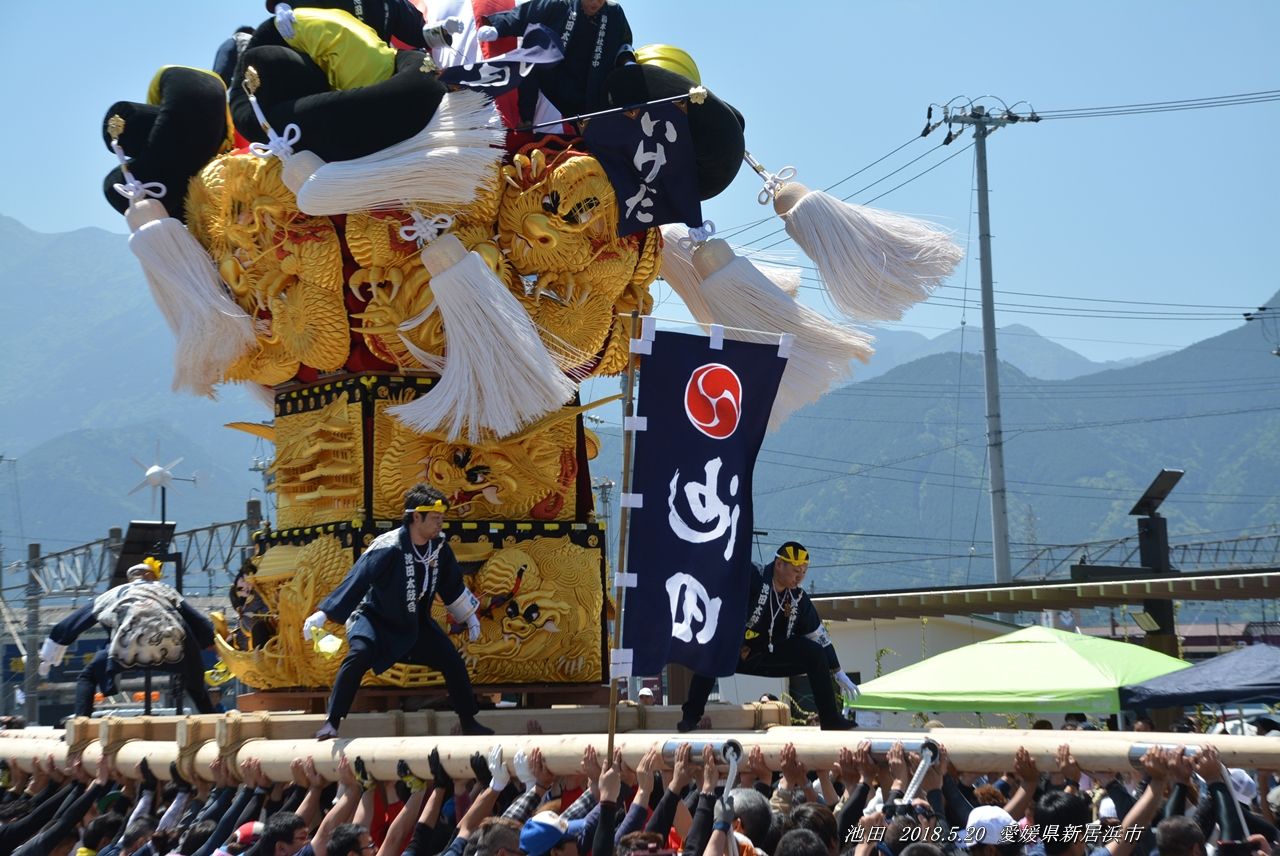 池田太鼓台があかがねミュージアムに入館しました 2018年5月20
