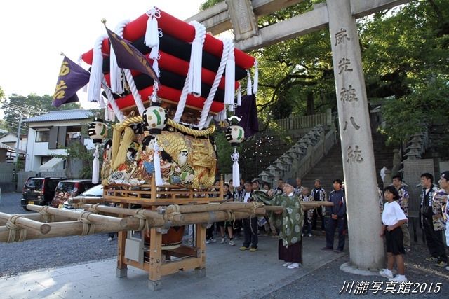 西又太鼓台ＴＯＯＯさん専用 西町中太鼓台入魂式 宇夫階神社にて 2015年10月11日 香川県