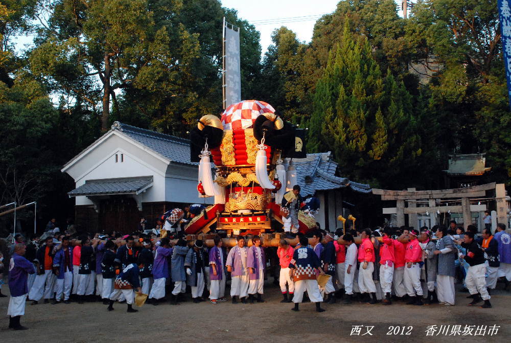 西又太鼓台 香川県坂出市 2012.10.21 東雲写真館 : すう写真館