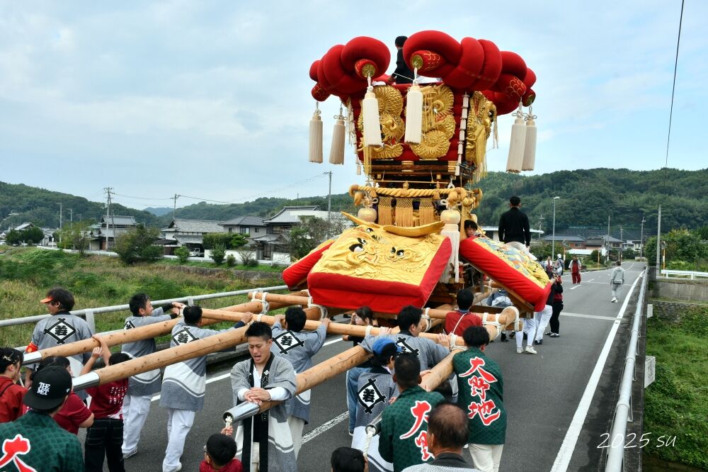 大野地太鼓台 2025年 香川県三豊市財田町 : すう写真館