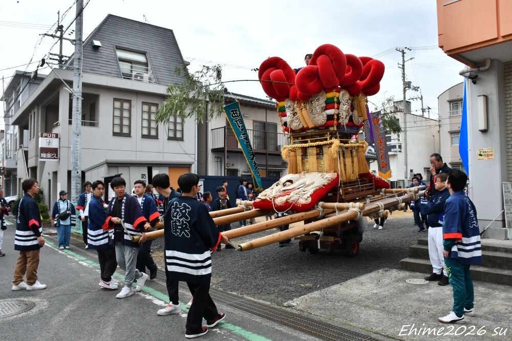 三島町西町子供太鼓台 春の運行 2026年4月26日 伊予三島 : すう写真館