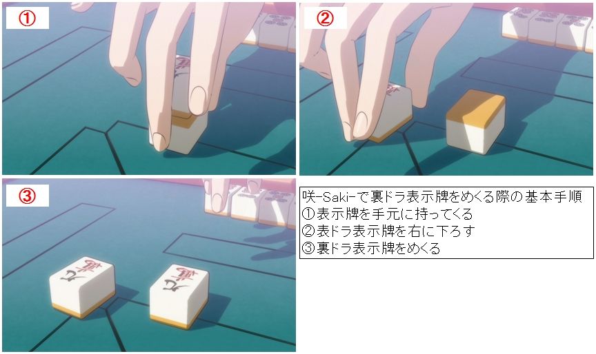 考察 咲 Saki でドラ表示牌はどちらに下ろす 麻雀雑記あれこれ 考察 咲 Saki でドラ表示牌はどちらに下ろす 麻雀雑記あれこれ