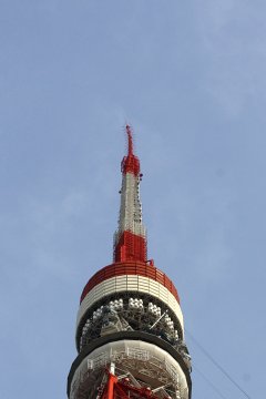 東京タワー先端