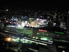 （夜景：横浜駅）