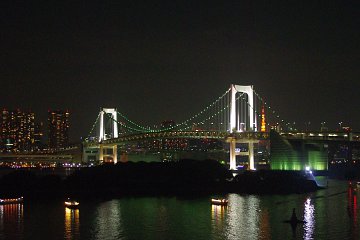 夜景：レインボーブリッジ