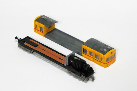 N:デト車体と動力