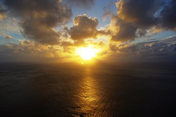 夕日