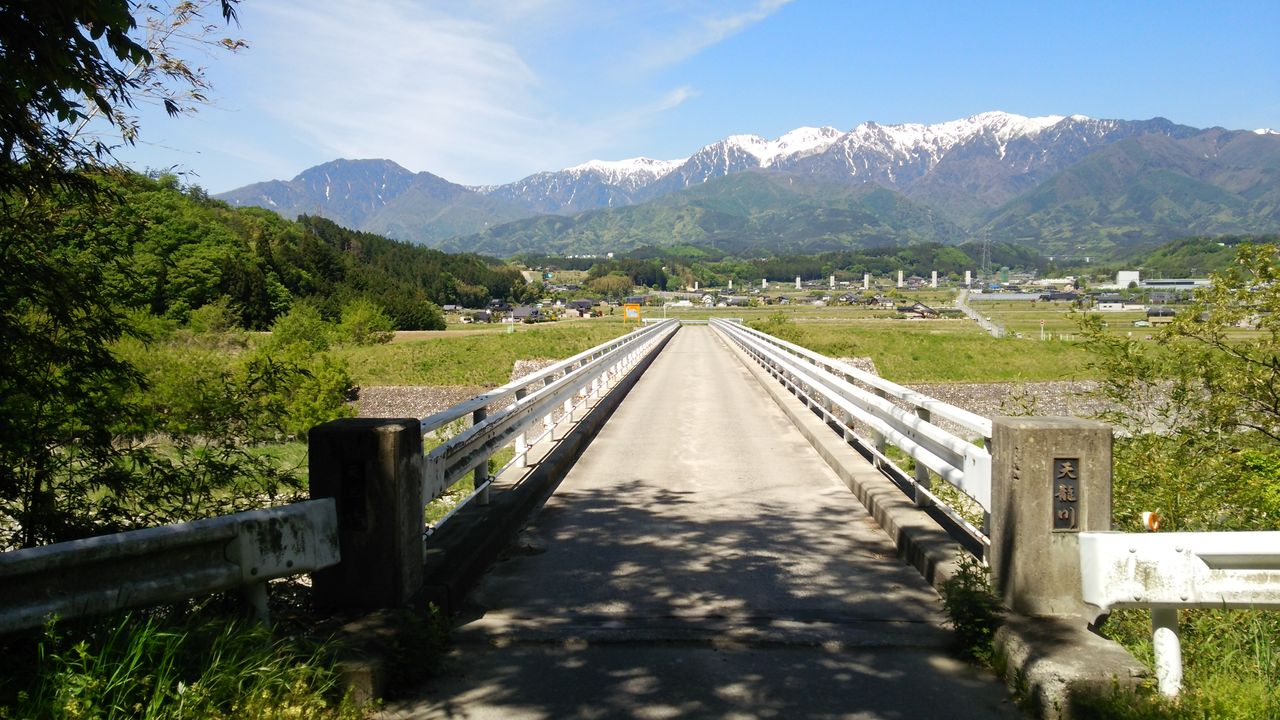 中央アルプス眺望、伊那、駒ケ根、中川村、飯島町、あたり : 関東から