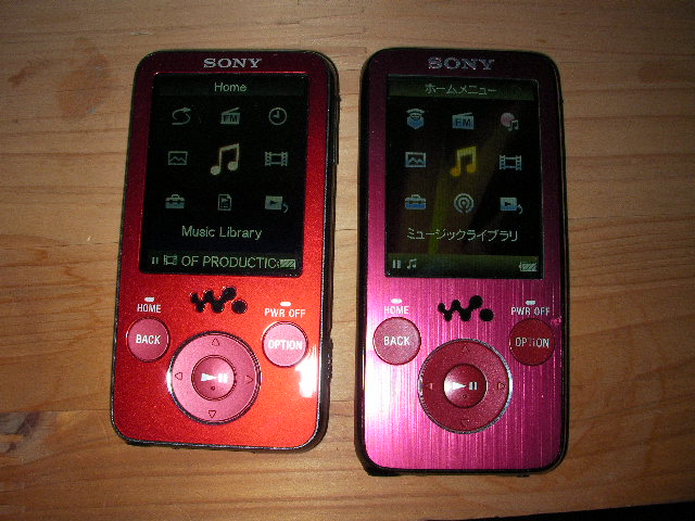 本日の物欲王 Sony ウォークマン海外モデル Nwz E436f 一部修正 ブログsinya66
