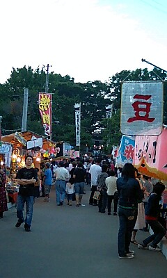 亀田八幡宮 夕祭 道南日記 仮