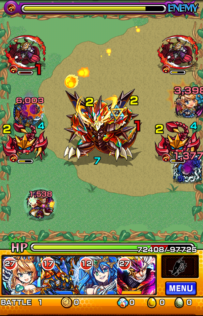 星になった炎の眷属 ヒュドラ 究極 攻略 しをりのモンスト攻略日記 星になった炎の眷属 ヒュドラ 究極 攻略 しをりのモンスト攻略日記