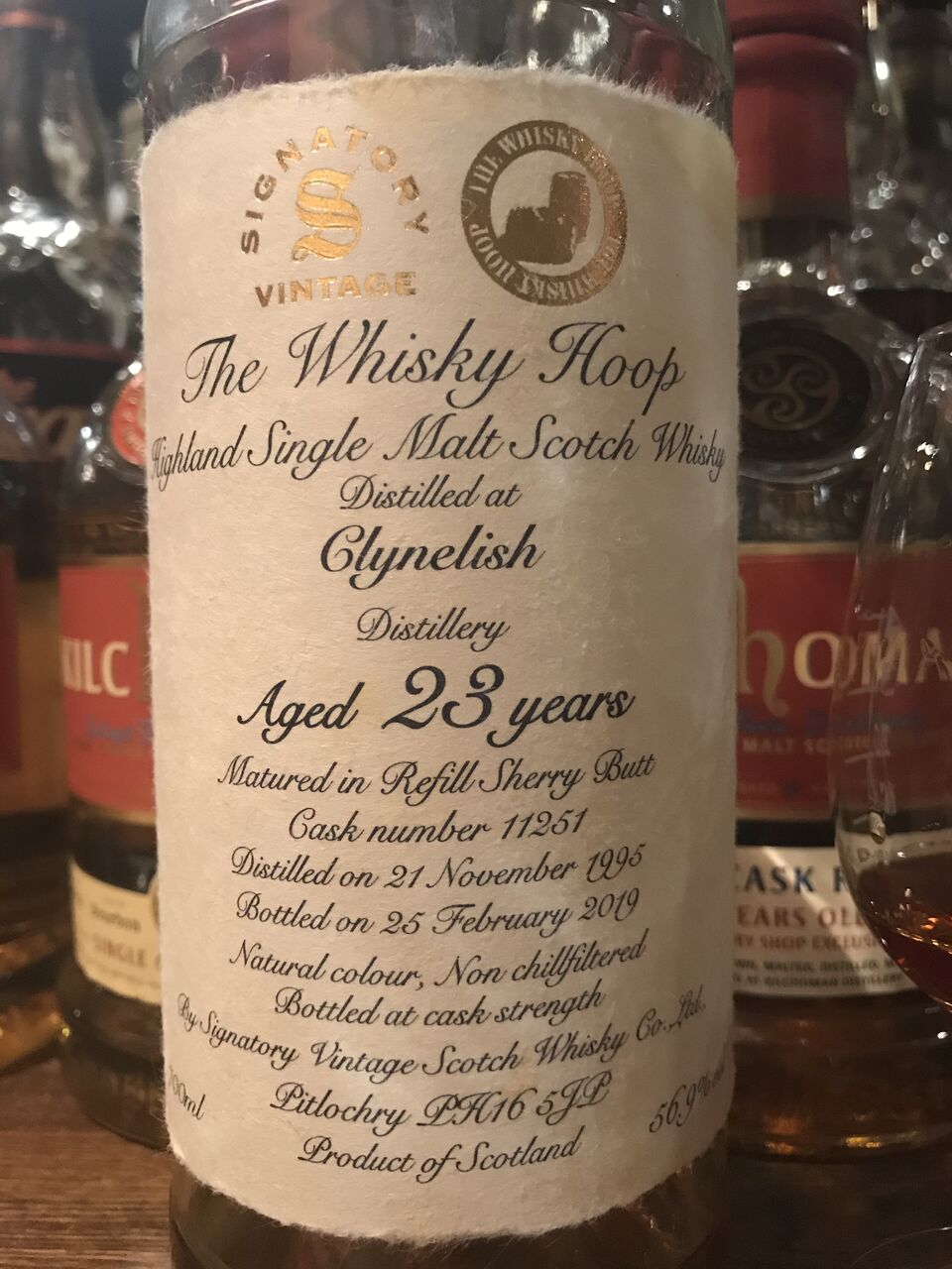 クライヌリッシュ 23年 1995 ウイスキーフープ クライヌリッシュ 23年 1995 ウイスキーフープ クライヌリッシュ
