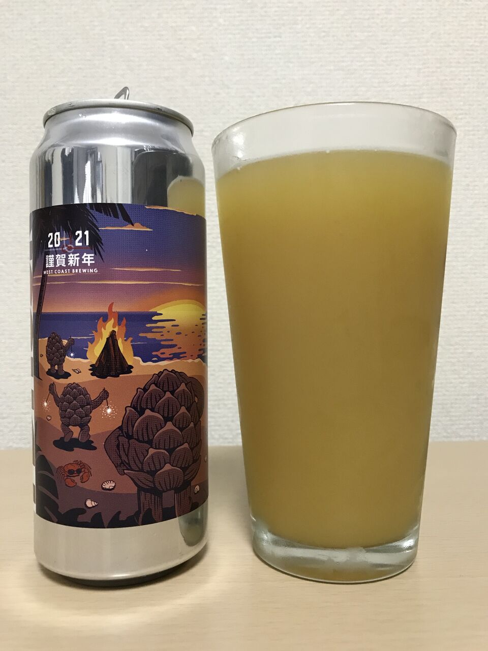 Tdssr 21 First Sunrise Edition Triple Dry Hopped Hazy Triple Ipa West Coast Brewing Tdssr 21 ファースト サンライズ エディション トリプル ドライホップド ヘイジー トリプルipa 酒飲ダイアリー