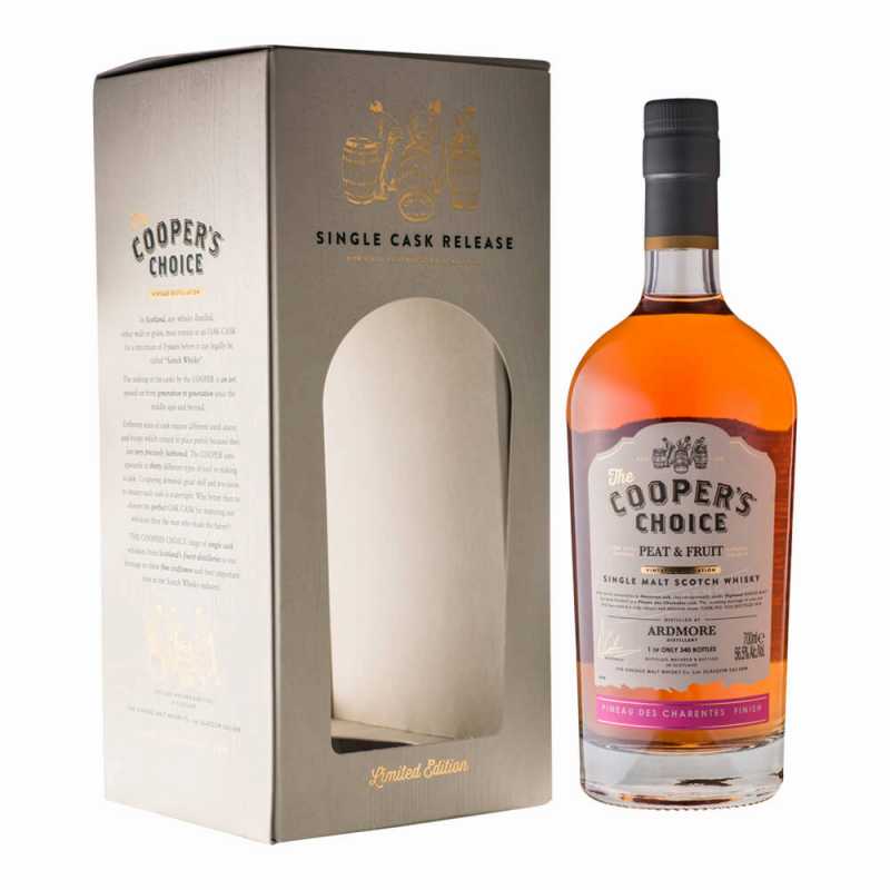 Ardmore Peat Fruit Pineaudes Charentes Finish The Cooper S Choice アードモア ピート フルーツ ピノ デ シャラント フィニッシュ ザ クーパーズ チョイス 酒飲ダイアリー
