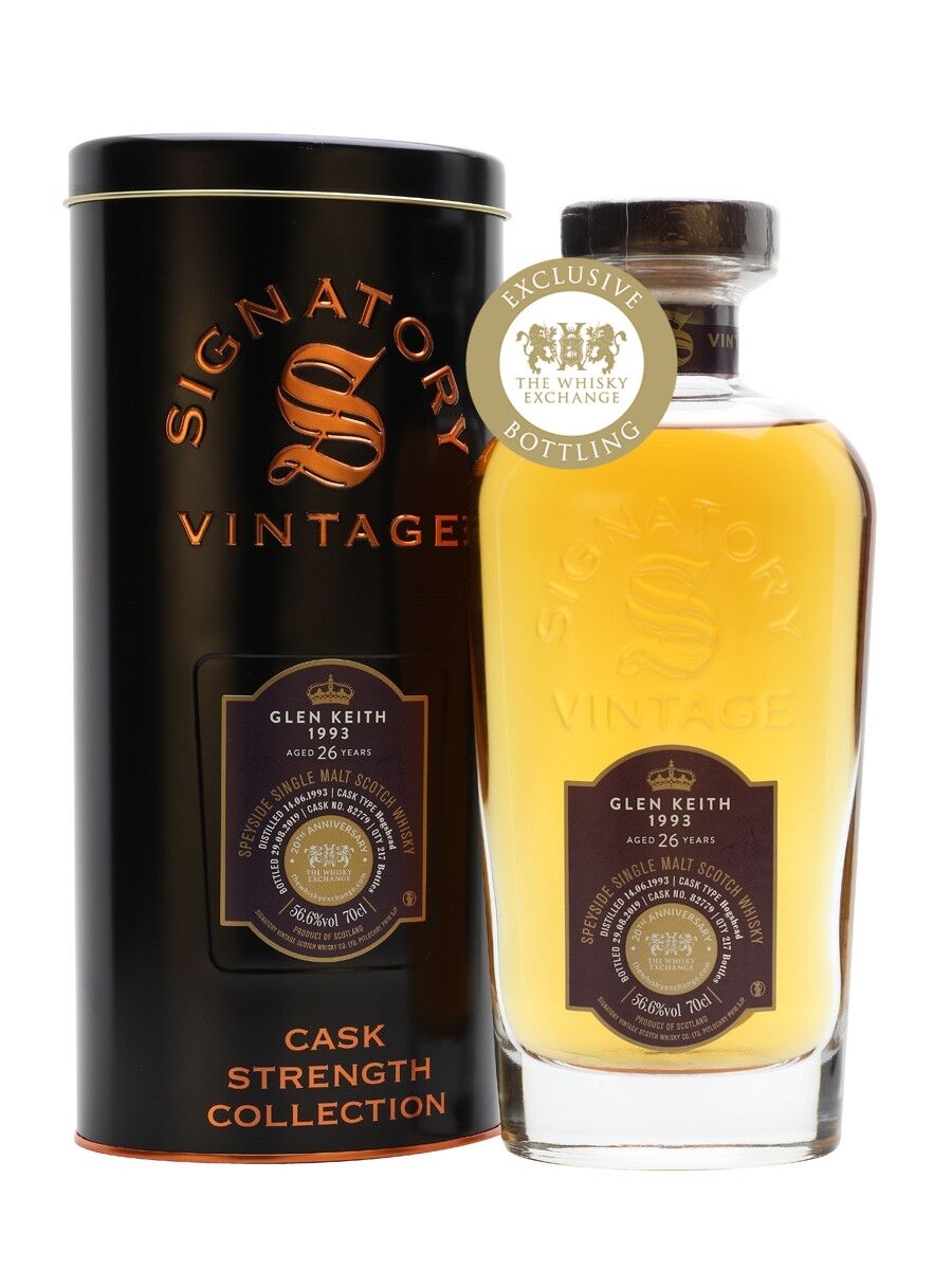 Glen Keith 26yo, 1993 - 2019, Signatory for The Whisky Exchange