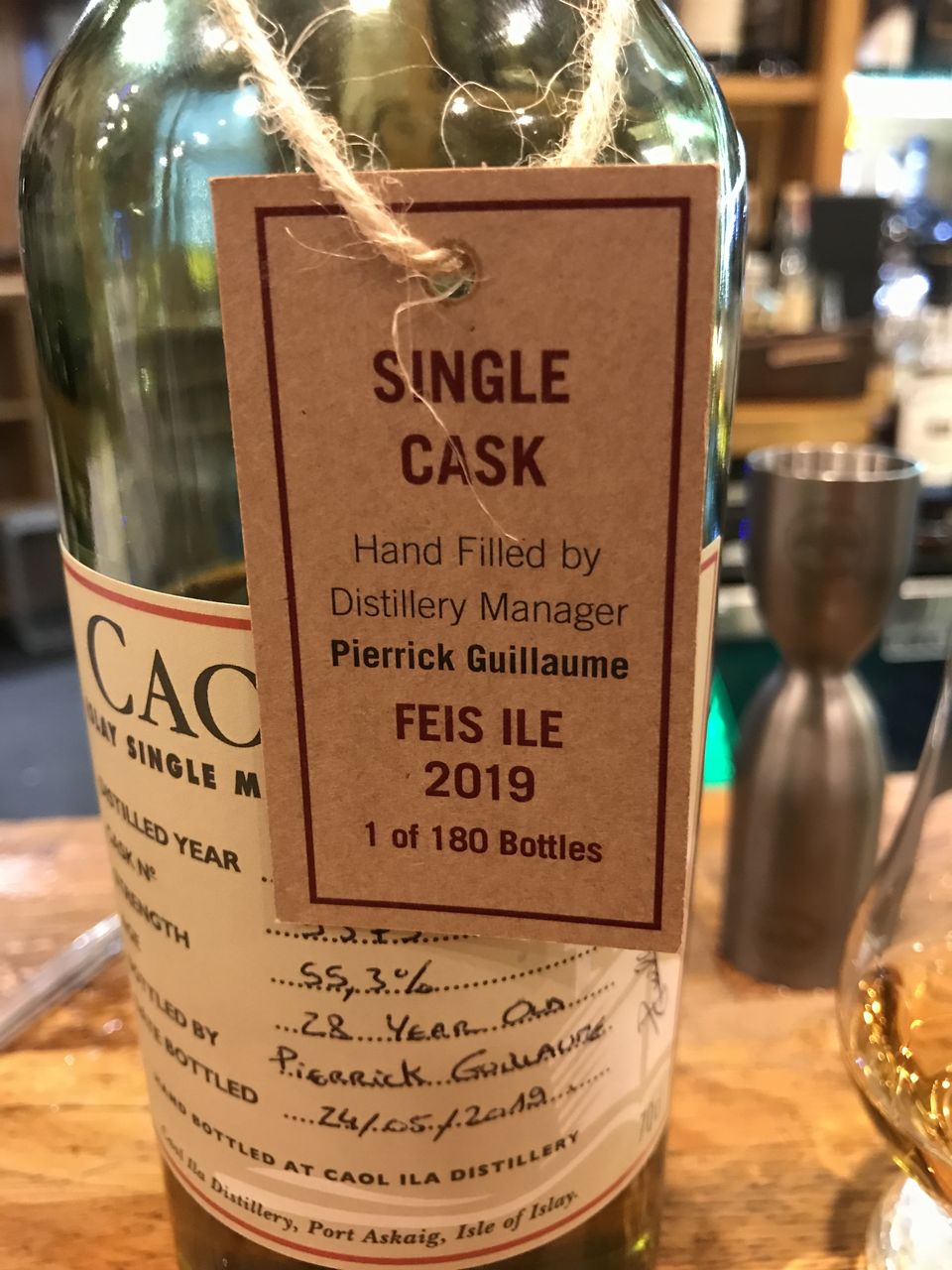 Caol Ila 28yo 1990 - 2019, Hand Filled, Feis Ile 2019 Caol Ila 28yo 1990 - 2019, Hand Filled, Feis Ile 2019