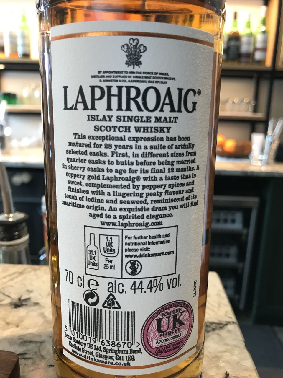 Laphroaig 28yo, 2018 release / ラフロイグ 28年 2018リリース : 酒飲