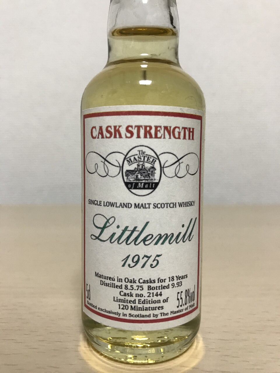 シングルモルトウイスキー Littlemill（リトルミル）1975