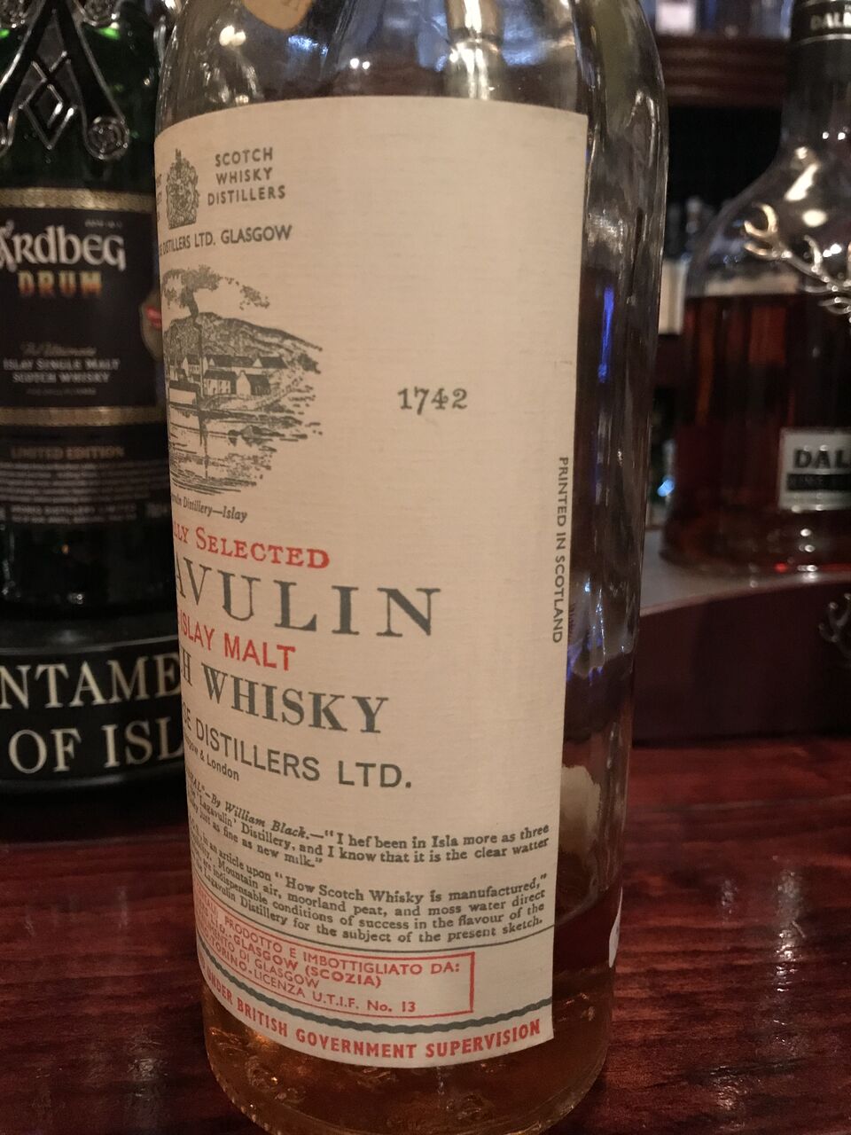 Lagavulin 12yo, Bottled in 1970's, 