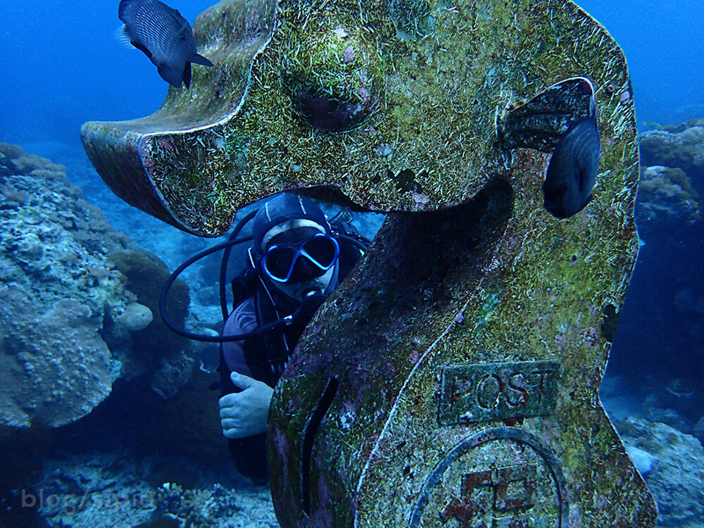 台湾6日目 緑島でダイビング 石朗 海底ポスト いろんなところで潜りたい
